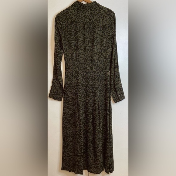 Leopard Print Long Sleeve Dress Small - Picture 11 of 12